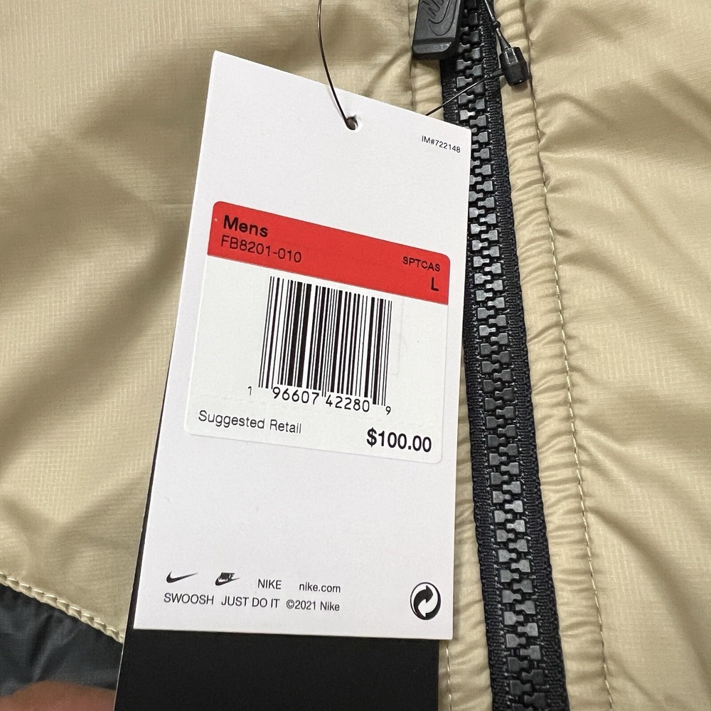 Nike Therma-FIT Windrunner Midweight Puffer Vest FB8201-010 Men's Size Large - Picture 7 of 8
